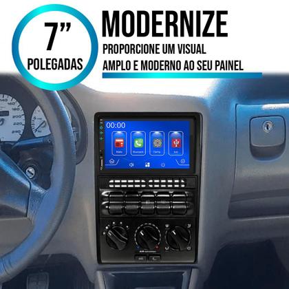 Imagem de Multimídia Android-Auto Gol G2 Parati 1996-200 7 Pol MP5 Touch-screen + Câmera de Ré