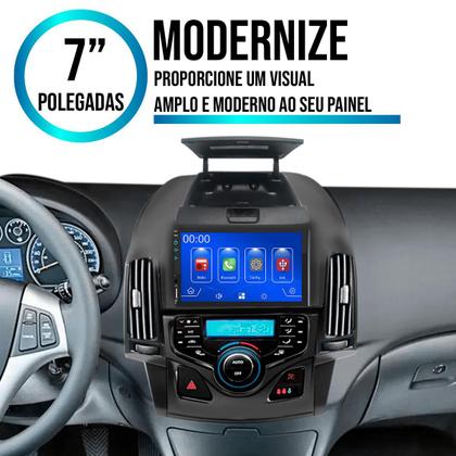 Imagem de Multimídia Android-Auto I30 2009-2012 7 Pol MP5 Com Furo para Porta Treco
