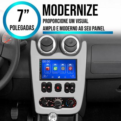 Imagem de Multimídia Android-Auto Logan 2007-2011 7 Pol MP5 Touch-screen + Câmera de Ré