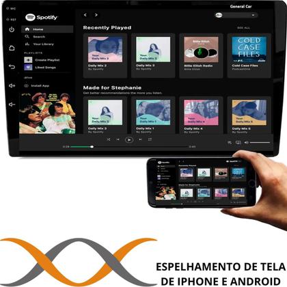 Imagem de Multimídia Android Carplay Corolla 2009-2013 9 Polegadas