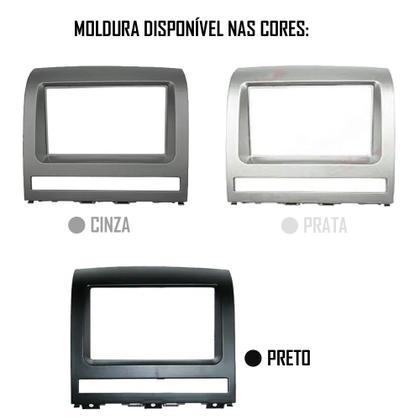 Imagem de Multimídia Fiat Palio Strada Idea Siena Weekend 2003 à 2011 Espelhamento Bluetooth USB SD Card + Moldura + Câmera Ré