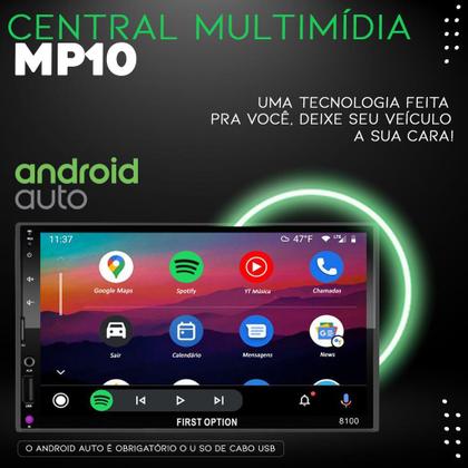 Imagem de Multimídia MP10 CarPlay e Android Auto Vectra 2006 a 2012