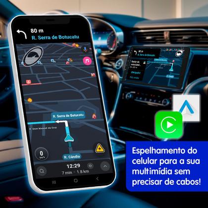 Imagem de Multimídia mp5 9 traseira 1 din h-tech ht-9002ca android auto carplay + câmera de ré