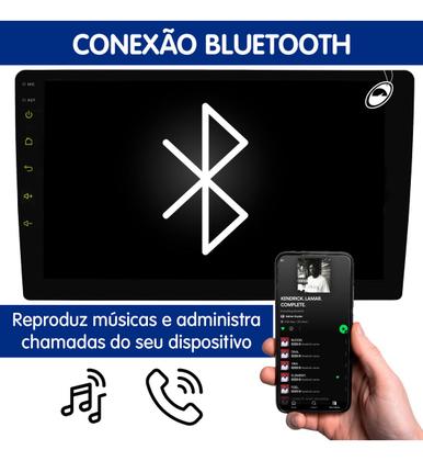 Imagem de Multimídia mp5 9 traseira 1 din h-tech ht-9002ca android auto carplay + câmera de ré