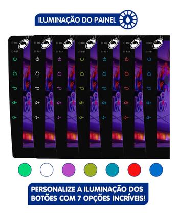 Imagem de Multimídia mp5 9 traseira 1 din h-tech ht-9002ca android auto carplay + câmera de ré