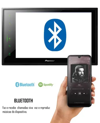 Multimídia Pioneer Kicks DMH-ZS8280TVN 8