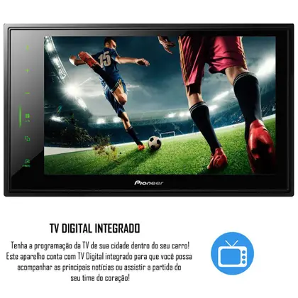 Multimídia Pioneer Kicks DMH-ZS8280TVN 8