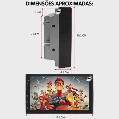 Imagem de Multimídia Slim 7" Polegadas Octa-Core Android 4+64GB -H-Tech HT-7864CA