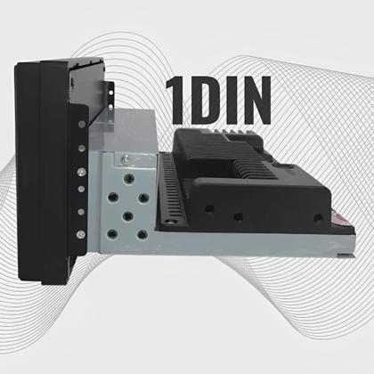 Imagem de Multimidia Smart Midia 1 Din 7" Android 2+32gb com Espelhamento Sem Fio Carplay Android Auto H-Tech - HT-6823CA