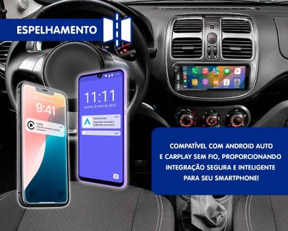 Imagem de Multimídia Traseira 1 Din 6.8" HT-2693CA Android Auto Car Play H-tech + Câmera de Ré