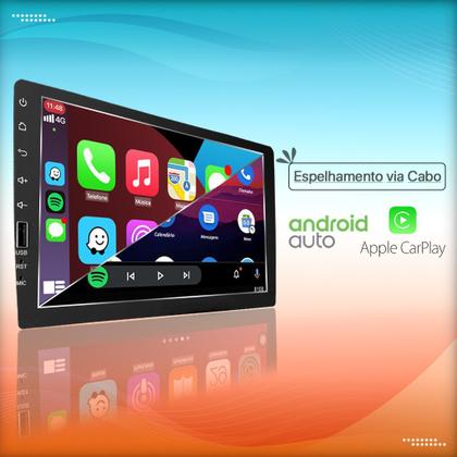 Imagem de Multimidia Vw Gol G5 Carplay Android Auto 9 polegadas