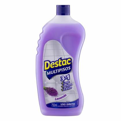 Imagem de Multipiso Destac 3em1 Lavanda 750ml Uso Direto Limpa Perfuma
