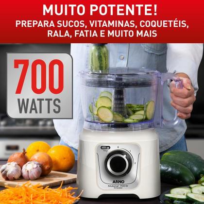 Imagem de Multiprocessador Arno 700W 16 Funções Marfim MP62  Arno