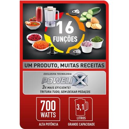 Imagem de Multiprocessador Arno 700W 16 Funções Marfim MP62  Arno