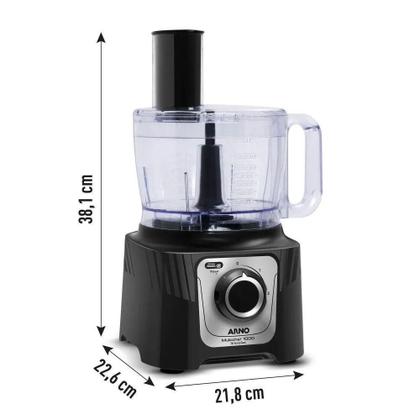 Imagem de Multiprocessador Arno MP63 Multichef 16 Funções 1000W 2 Velocidades Preto 110V