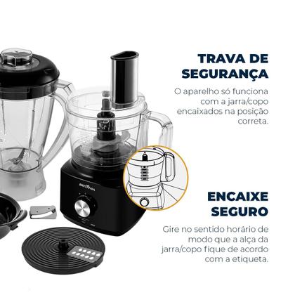 Imagem de Multiprocessador Britânia 5 em 1 900W All In One BMP900 Preto 127V