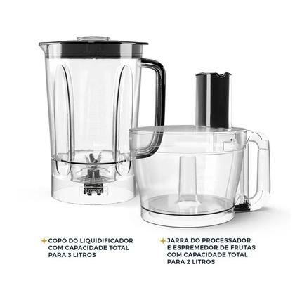 Imagem de Multiprocessador Britania 5 em 1 Aço Inox C/ Pulsar 1300W