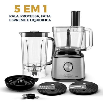 Imagem de Multiprocessador Britânia 5 em 1 BMP2000 1300W Prateado