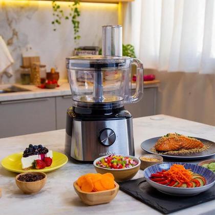 Multiprocessador Britânia 5 Em 1 BMP2000 2 Velocidades + Pulsar, 1300W, Preto Imagem de Multiprocessador Britânia 5 Em 1 BMP2000 2 Velocidades + Pulsar, 1300W, Preto