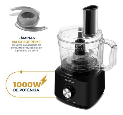 Imagem de Multiprocessador britânia Bmp900 1000w 3 em 1 inox Preto