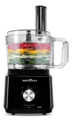 Imagem de Multiprocessador britânia Bmp900 1000w 3 em 1 inox Preto