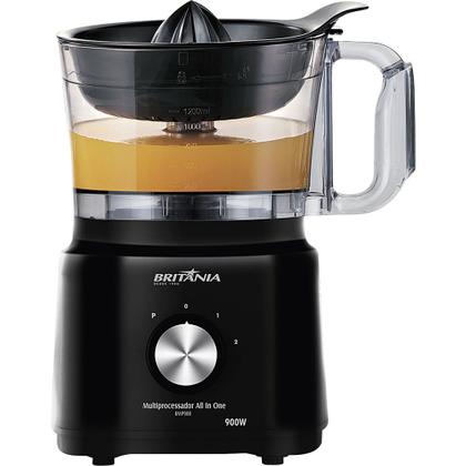 Imagem de Multiprocessador com Liquidificador Britânia All in One BMP900P Preto 220V
