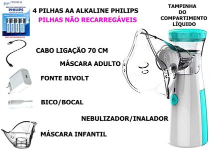 Imagem de Multiprocessador de 1000w 127v com 21 Itens com 2 Anos Garantia cortesia nebulizador portátil
