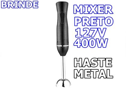 Imagem de Multiprocessador de 127v por 1000w com 2 Anos Garantia com 21 Itens cortesia mixer preto 400w 127v