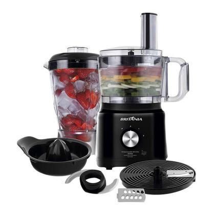 Imagem de Multiprocessador De Alimentos Britânia All In One Bmp900p Preto 127v
