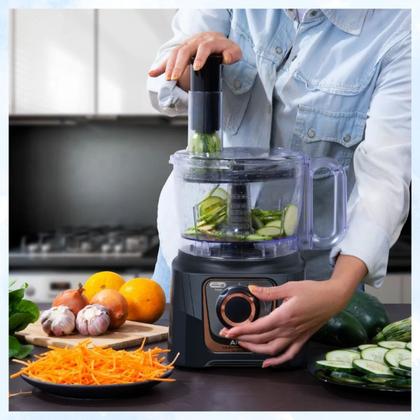 Imagem de Multiprocessador de Alimentos Liquidificador Completo com 24 Funções Potente 700W MP72 Arno Original