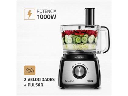 Imagem de Multiprocessador de Alimentos Mondial Preto