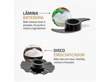Imagem de Multiprocessador de Alimentos Mondial Preto