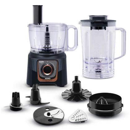 Imagem de Multiprocessador de Alimentos Multichefe MP72 Arno 24 Funções Preto 127v