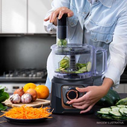 Imagem de Multiprocessador de Alimentos Multichefe MP72 Arno 24 Funções Preto 127v