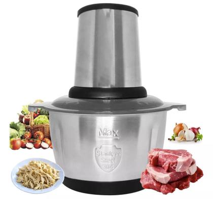 Imagem de Multiprocessador De Alimentos Picador Elétrico 4 Lâminas 2litros