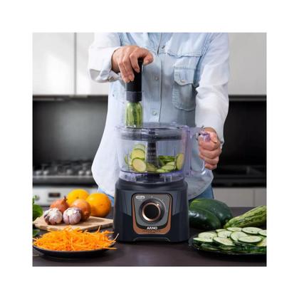 Imagem de Multiprocessador + Liquidificador 24 Funções Cinza 127V