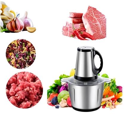 Imagem de MultiProcessador Moedor Elétrico Inox Corta Carne Legumes 3L