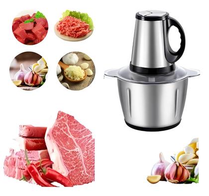 Imagem de MultiProcessador Moedor Elétrico Inox Corta Carne Legumes 3L