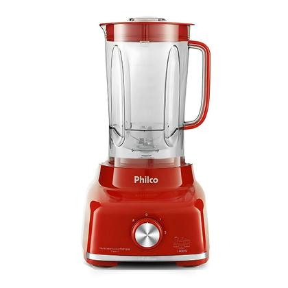 Imagem de Multiprocessador Philco 9 em 1 1700W vermelho com Batedeira Pro