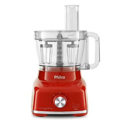 Imagem de Multiprocessador Philco 9 em 1 1700W vermelho com Batedeira Pro