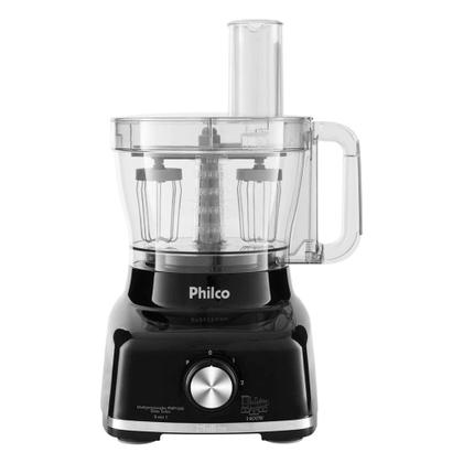 Imagem de Multiprocessador Philco 9 Em 1 Glass / Vidro Copo de Vidro Preto 1700w