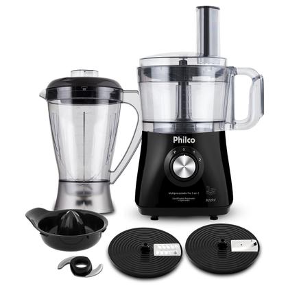 Imagem de Multiprocessador Philco Pro 5 em 1 Inox 800W Citrus