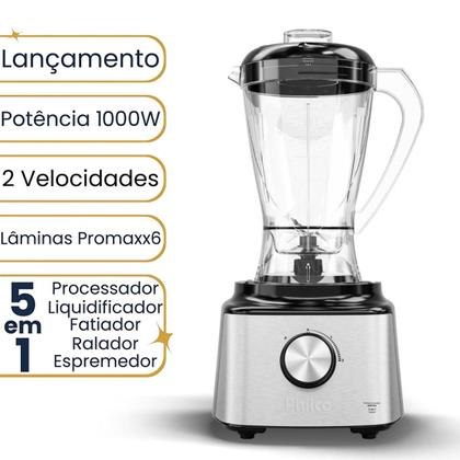 Imagem de Multiprocessador PMP10A Philco 1000W 5 em 1 1000W