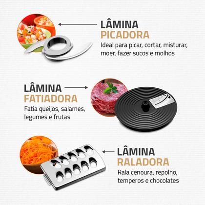 Imagem de Multiprocessador Turbo Chef 5 em 1 Mondial MPN-01-B