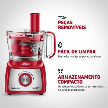 Imagem de Multiprocessador Turbo Chef 5 Em 1 Mpn-01-R 127V/60Hz .