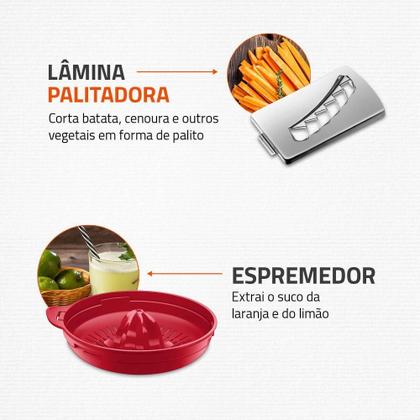 Imagem de Multiprocessador Turbo Chef 7 em 1 Mondial MPN-01-RE 220V