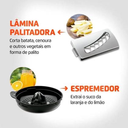 Imagem de Multiprocessador Turbo Chef Mondial 7 em 1 MPN-01-BE Preto 220V