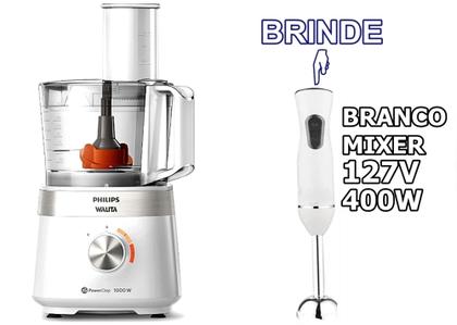 Imagem de Multiprocessador versão branco de 1000w com 21 Itens com 2 Anos Garantia 127v RI7303 cortesia mix br