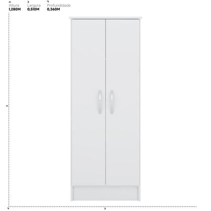 Imagem de Multiuso Armário 2 Portas Viena Branco - Demóbile