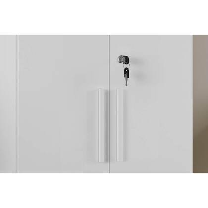 Imagem de Multiuso de Cozinha Bordo 2 Portas c/ Chave 32cm Amendoa/Off White - Ronipa